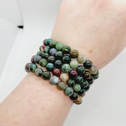 Colorful Agate Stone Bracelets for Spa Wellness